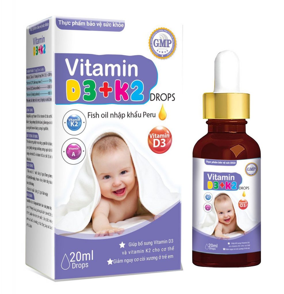 Vitamin D3+K2 Drops TW5 Tây Nguyên